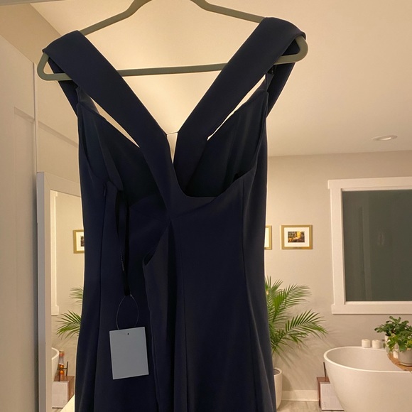 Dessy Collection Gown Silverstone Off the Shoulder - Picture 5 of 8